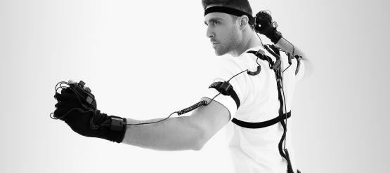 The Perception Neuron 2.0 full-body and finger tracking motion capture system.